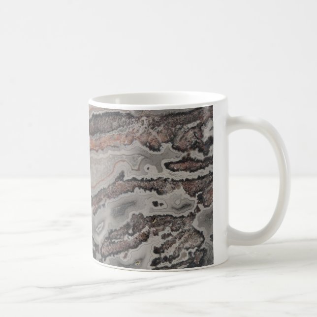 Mug Unique Natural Rock Crazy Lace Agate (Droite)
