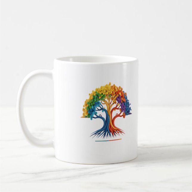 Mug Unique nature multicolore 1 (Gauche)