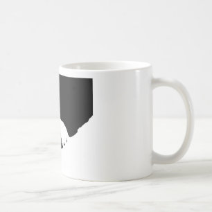 Mug Unique Noir & Blanc Pop Art Wolf Silhouette