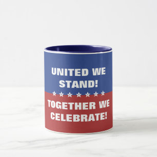 Mug Unis nous sommes ensemble nous célébrons America F