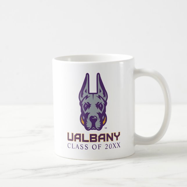 Mug Université d'Albany Great Danes (Droite)