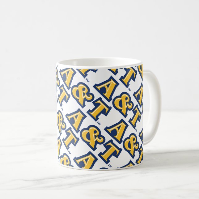 Mug Université d'État A&T de Caroline du Nord | Mot-sy (Devant droit)