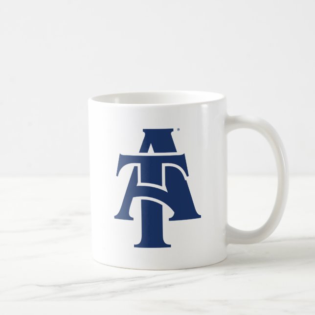 Mug Université d'État A&T de Caroline du Nord | Un log (Droite)