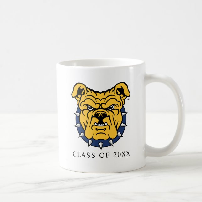Mug Université d'État NCA&T | Tête de Bulldog (Droite)