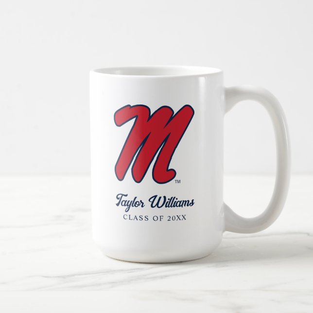 Mug Université du Mississippi | Script M (Droite)