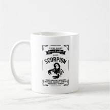 Mug unterschreibt die Leidenschaft: Skorpion