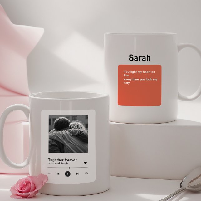 Mug Unwrap Love : Cadeau de couple inspiré par Spotify (Créateur téléchargé)