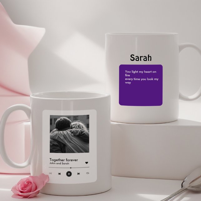 Mug Unwrap Love : Cadeau de couple inspiré par Spotify (Créateur téléchargé)