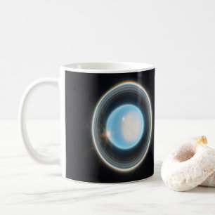Mug Uranus planétaire avec anneaux Image JWST