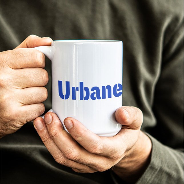 Mug Urbane Cool de la police pour un homme de charme (Créateur téléchargé)