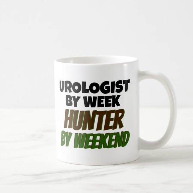 Mug Urologue par chasseur de semaine par week-end (Droite)