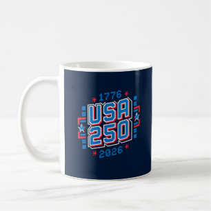 Mug USA 250 - 1776 à 2026 Pixel Art