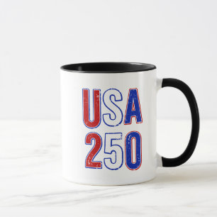 Mug USA 250e anniversaire 1776-2026 Patriotique Améric