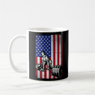 Mug USA American Flag haltérophilie