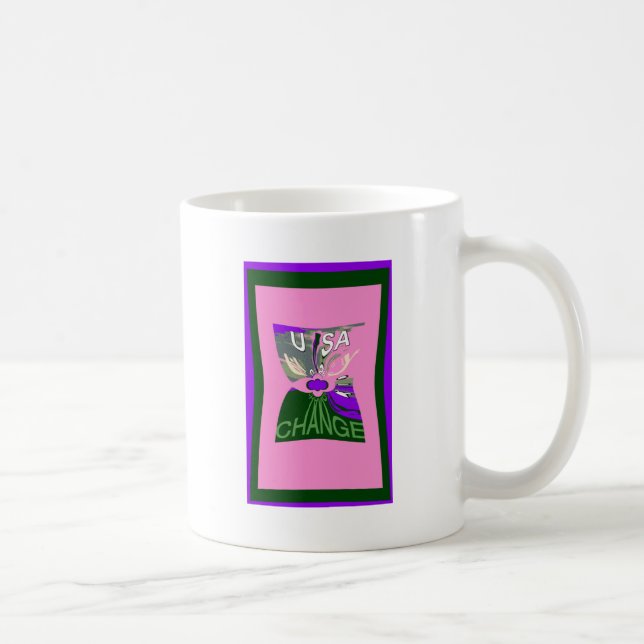 Mug USA Change Art Print (Droite)