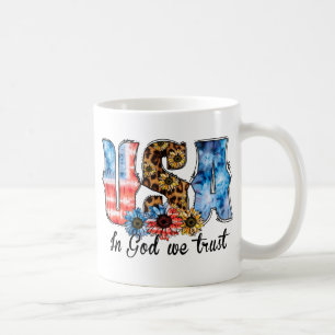 Mug USA En Dieu, nous faisons confiance   Christian   