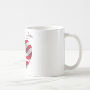 Mug USA Flag Heart Je t'aime