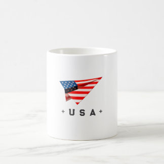 Mug USA Paper Plane Flag