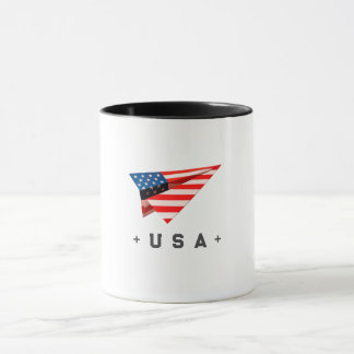 Mug USA Paper Plane Flag