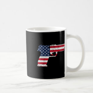 Mug Usa Pistol American Gun Drapeau 4 juillet