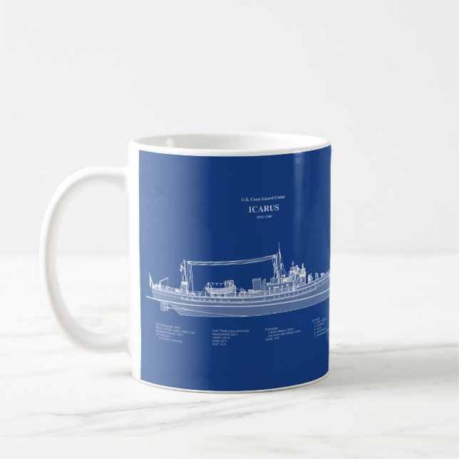 Mug USCG Cutter Icarus wpc-110 - ABD (Gauche)
