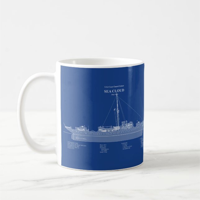Mug USCG Cutter Sea Cloud wpg-284 - ABD (Gauche)