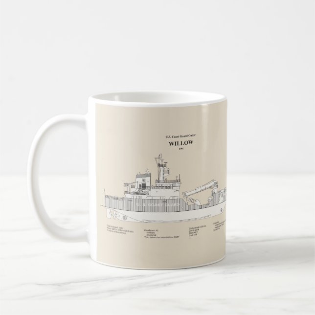 Mug USCG Cutter Willow wlb-202 - SBD (Gauche)