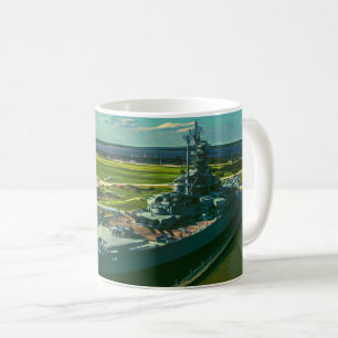 MUG USS ALABAMA BATTLESHIP - MOBILE ALABAMA USA