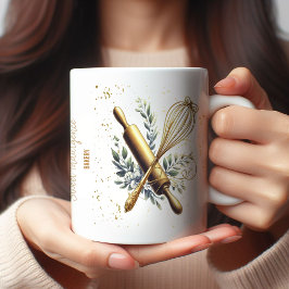 Mug Ustensiles de boulangerie d'or