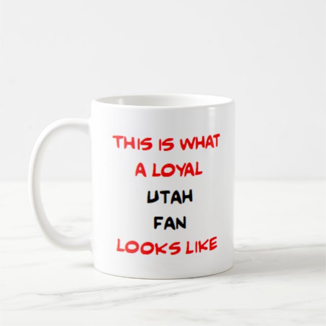 Mug utah fan, loyal (Gauche)
