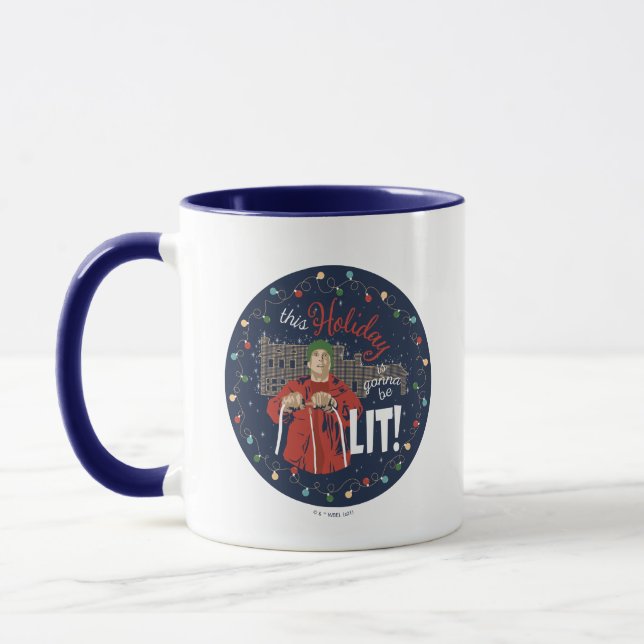 Mug Vacances de Noël | Ce jour férié va être illuminé (Gauche)