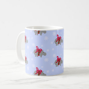 Mug Vacances de Noël Hippopotame 