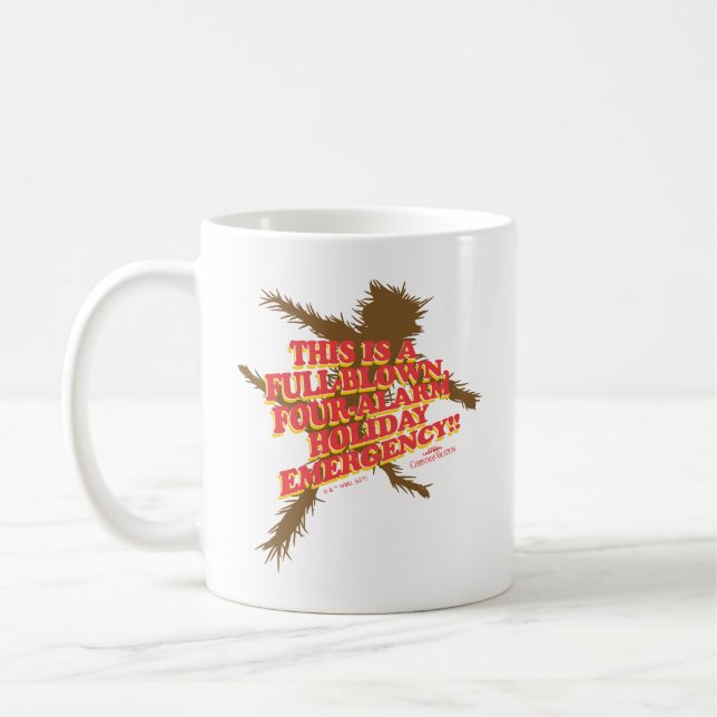 Mug Vacances de Noël | Vacances à quatre alarmes (Gauche)