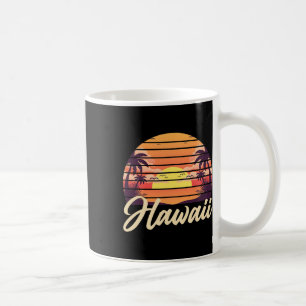 Mug Vacances d'été tropicales hawaïennes Aloha Hi Rétr