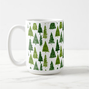Mug Vacances d'hiver Motif d'arbre de Noël
