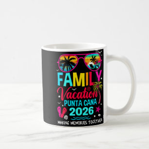 Mug Vacances en famille à Punta Cana 2026 tenue de fêt