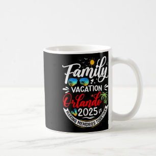 Mug Vacances en famille Orlando 2025 Plage Vacances en