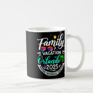 Mug Vacances en famille Orlando 2025 Plage Vacances en