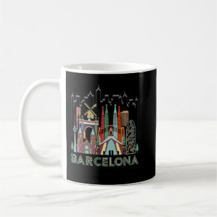 Mug Vacances Espagne Barcelone Vacances Cadeau Design