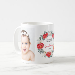 Mug Vacances florales de photo de premiers