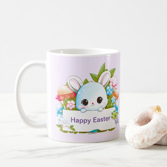 Mug Vacances Pâques Bunny (Avec donut)