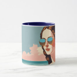 Mug Vacation Vibes with Mona Lisa