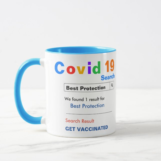 Mug Vaccination contre le virus 19 (Gauche)