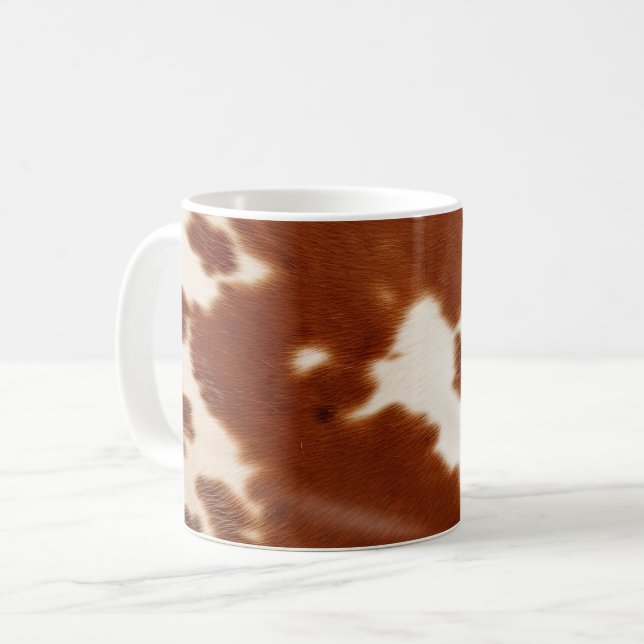 Mug Vache blanche Brown (Devant gauche)