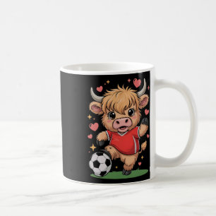 Mug Vache de foot Kawaii juste une fille qui aime les 