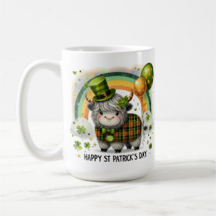 Mug Vache des Highlands chanceuse - Saint-Patrick