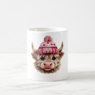 Mug Vache des Highlands Saint-Valentin Mignonne Vache 