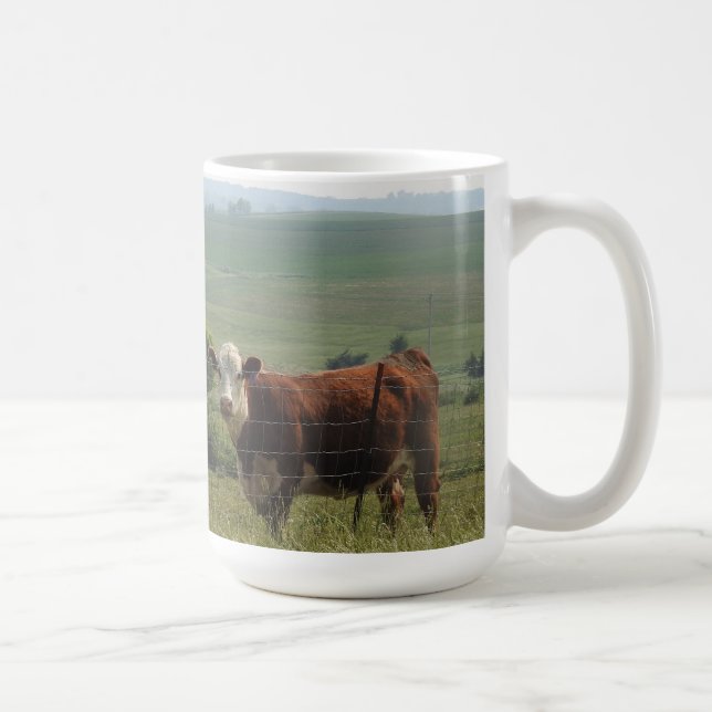 Mug Vache douce en campagne (Droite)