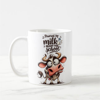 Mug Vache Drôle – Alimentée par du Lait, Prête pour l'