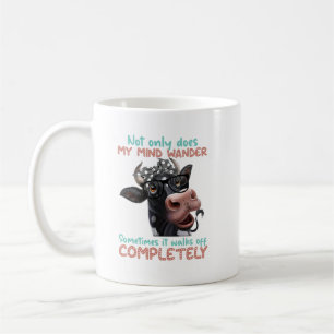 Mug Vache Drôle Non Seulement Mon Esprit Se Déplace